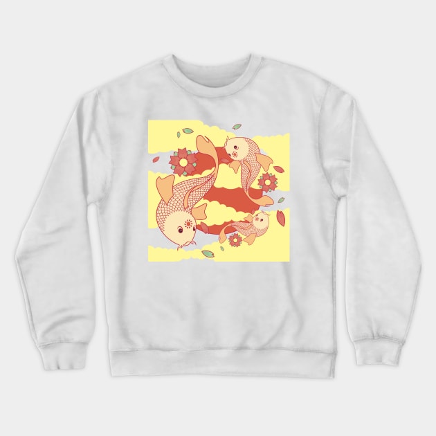 Go with the flow Crewneck Sweatshirt by freshinkstain